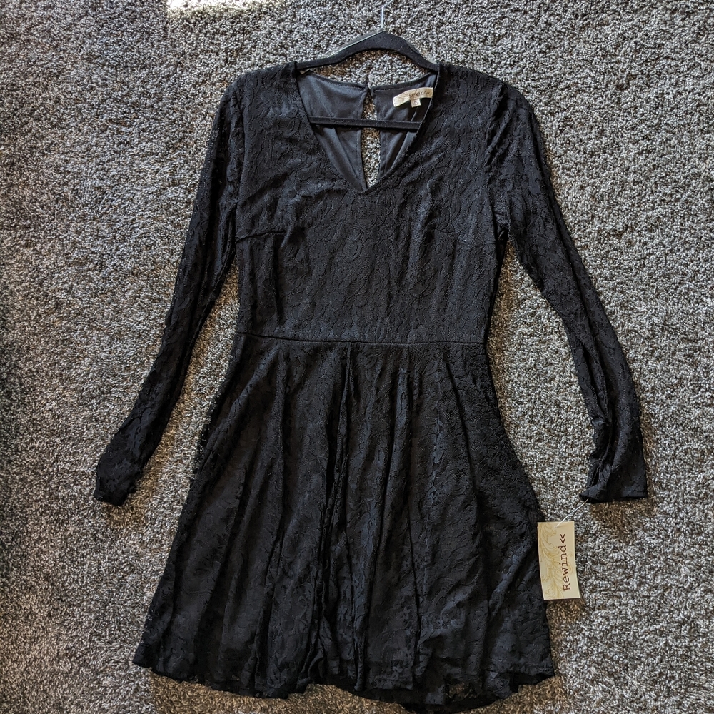 Size Medium Rewind Balck Lace Mini Dress (3 for $20)